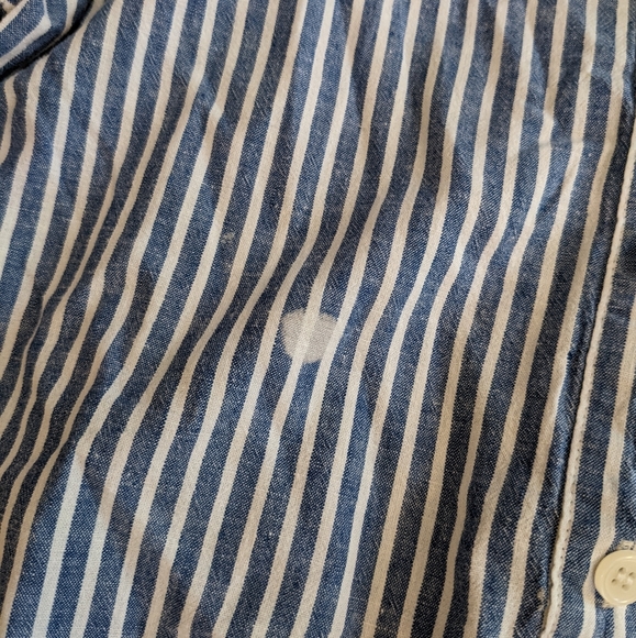 J. Crew Long Sleeve Linen Half Button Down shirt - Picture 5 of 13